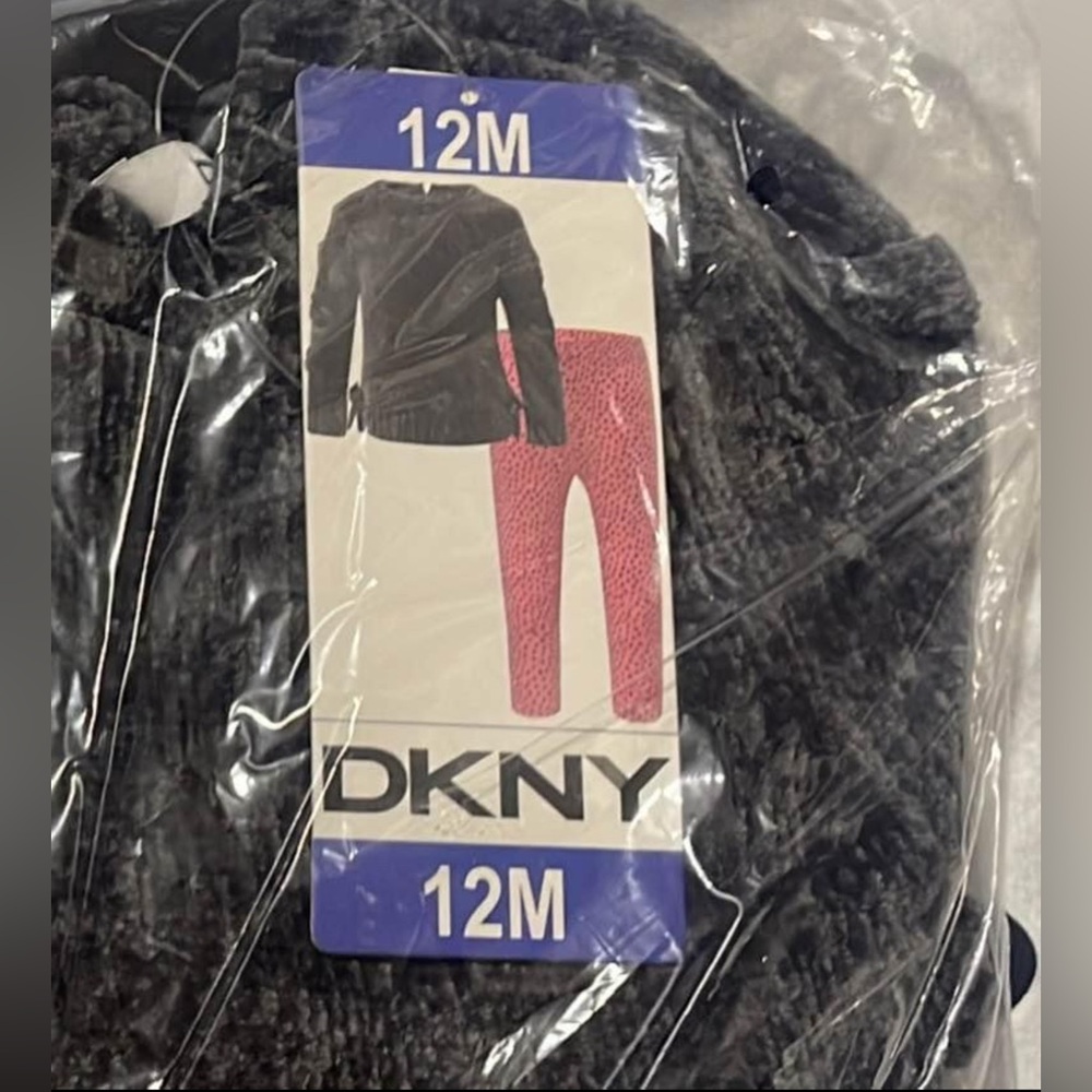 4 piece DKNY Baby Girl Size 12 Months DKNY 2 piece set. take both sets $22